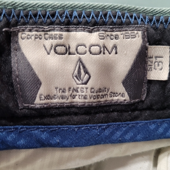 Men's Volcom Corpo Class Flat Front Chino Shorts Size 31 - Picture 8 of 12